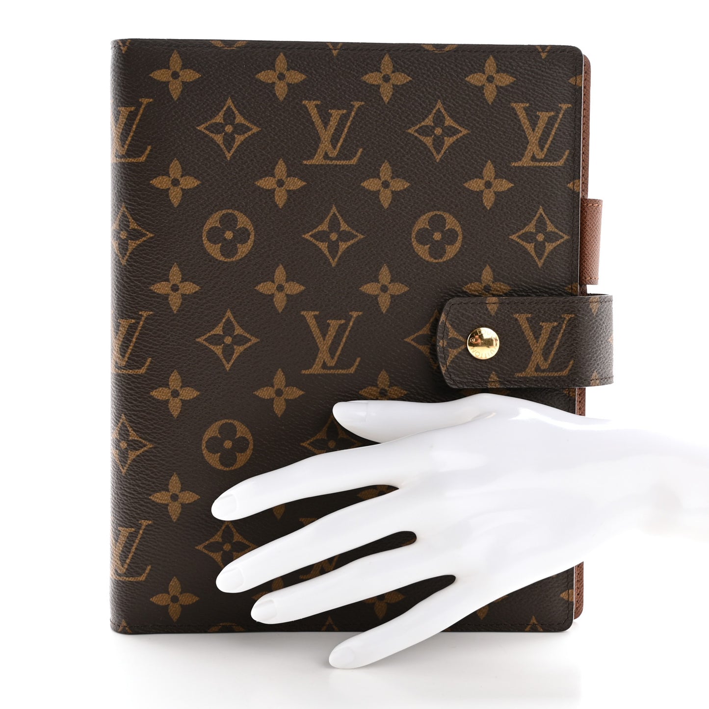 Monogram Large Ring Agenda Cover