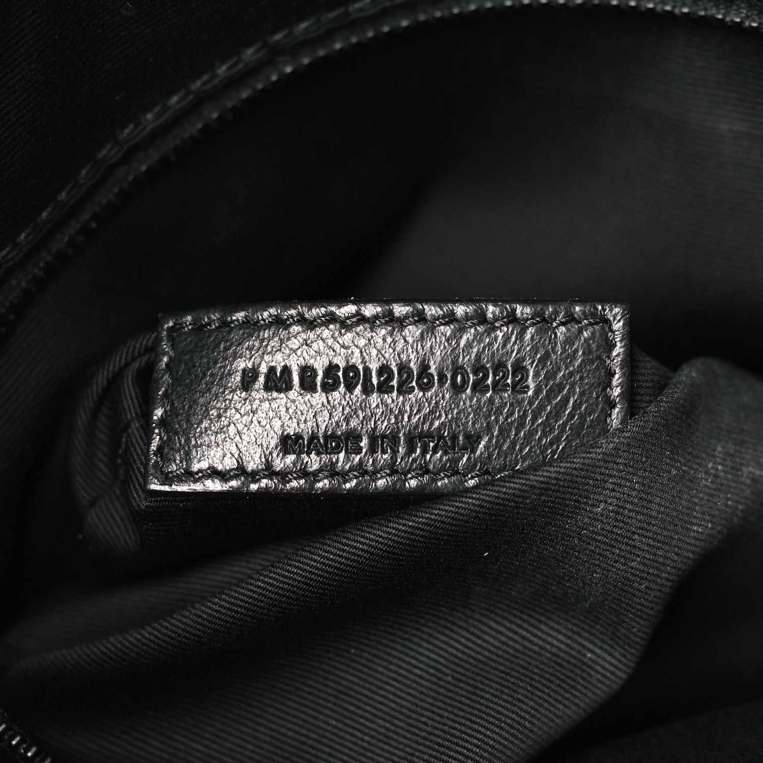Saint Laurent Calfskin Crocodile Embossed Monogram Medium Niki Shopping Bag Black 7 of 9