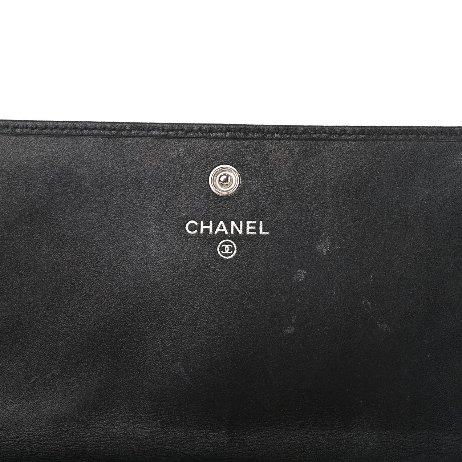 Chanel Calfskin Quilted Cambon Tri-Fold Wallet Black 6 of 25