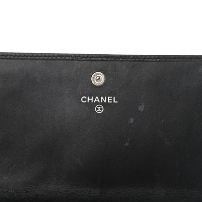 Chanel Calfskin Quilted Cambon Tri-Fold Wallet Black 6 of 25