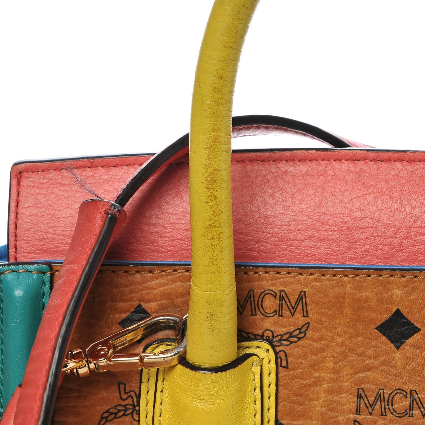 Visetos Satchel Cognac Multicolor