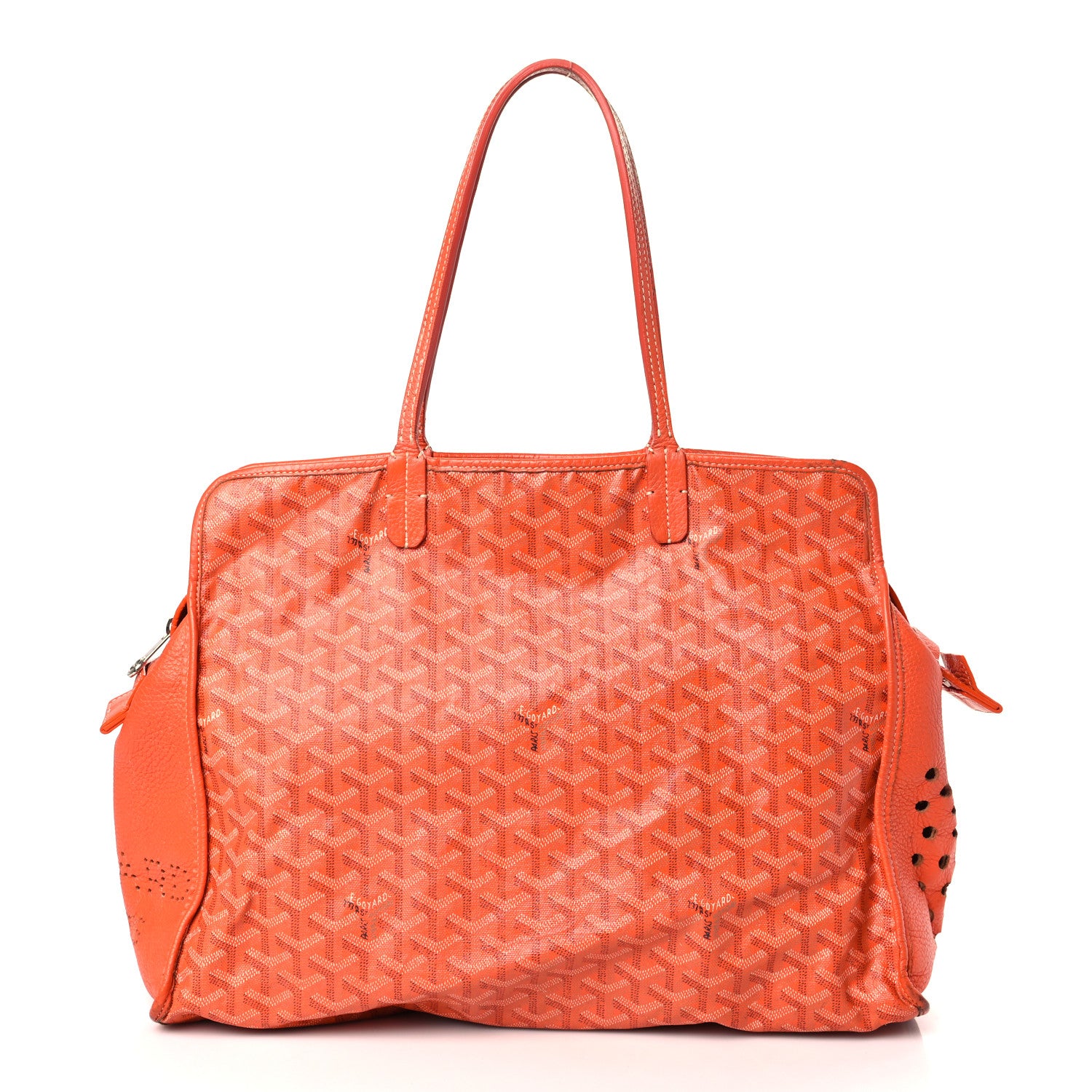 Goyard Goyardine Sac Hardy Pet Carrier PM Orange 3 of 18