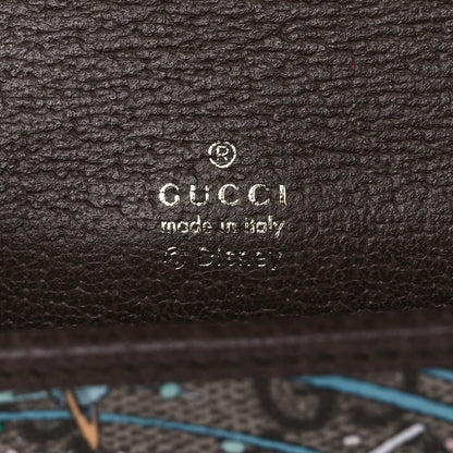 Gucci X DISNEY GG Supreme Monogram Donald Duck Interlocking G Key Pouch Beige Multicolor New Acero 6 of 11