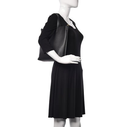 Saint Laurent Calfskin Toy Shopping Tote Black 2 of 9