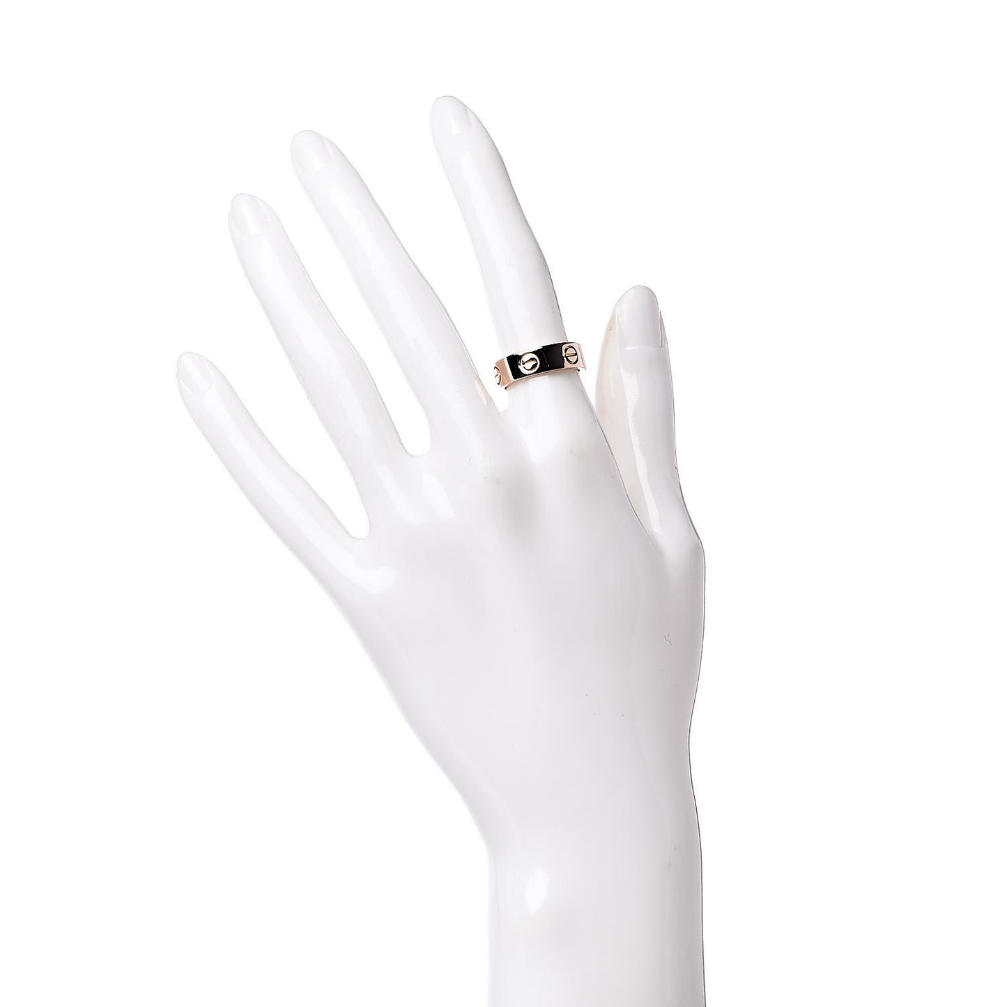 18K Pink Gold 5.5mm LOVE Ring 50 5.25
