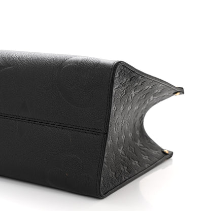 Louis Vuitton Empreinte Monogram Giant Onthego MM Black 9 of 10