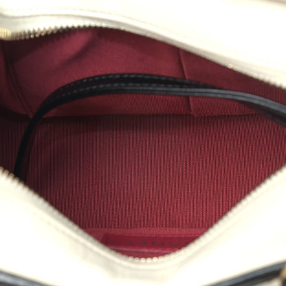 Chanel Aged Calfskin Quilted Small Gabrielle Hobo Black White 5 of 12