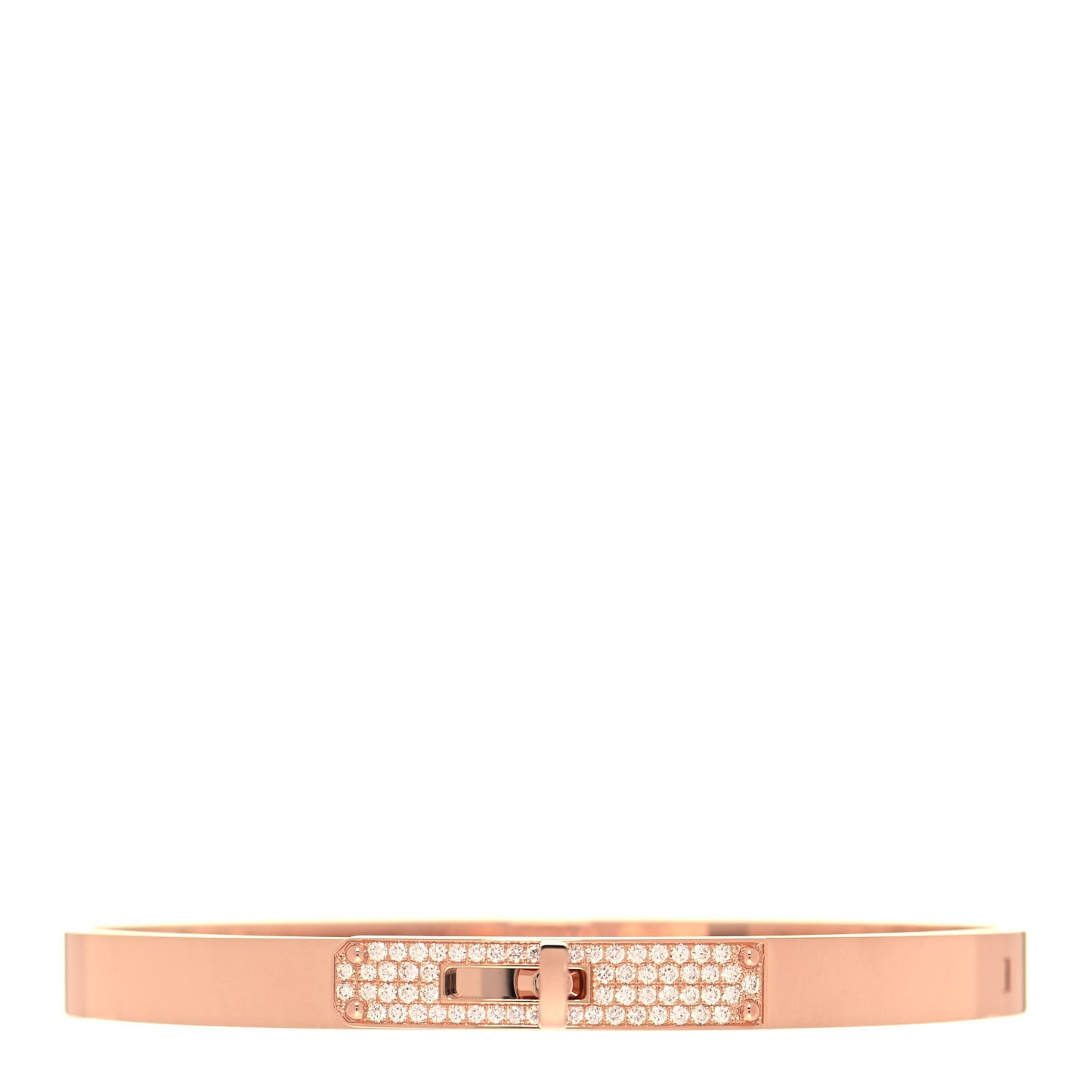 18K Rose Gold Diamond PM Kelly Pave Bracelet ST