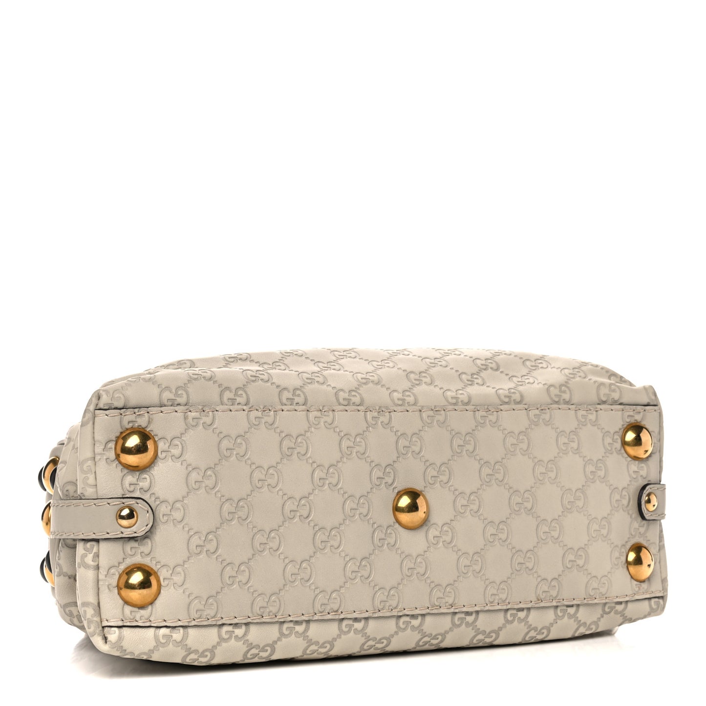 Guccissima Medium Babouska Dome Satchel Ivory