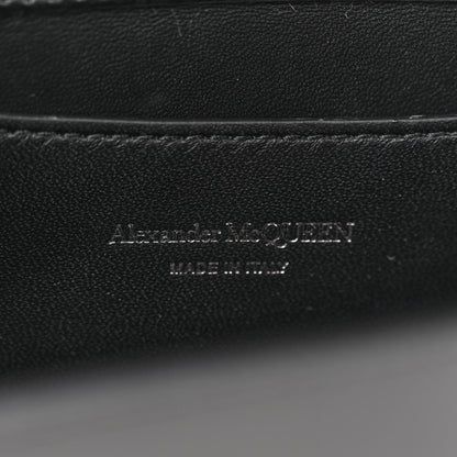 Alexander McQueen ALEXANDER MCQUEEN Denim Calfskin Small Slash Bag Blue Black 6 of 15