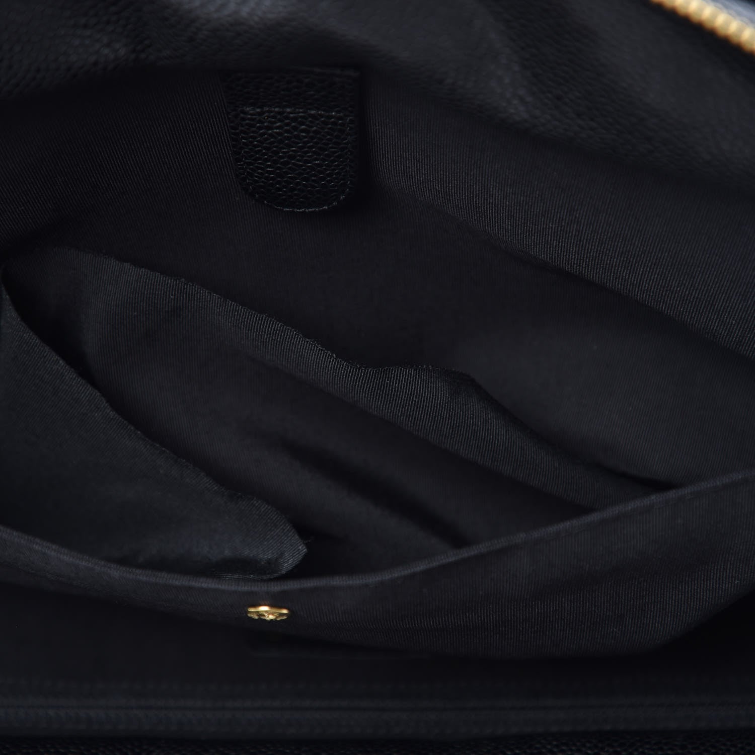 Chanel Caviar Quilted CC Tote Black 13 of 15