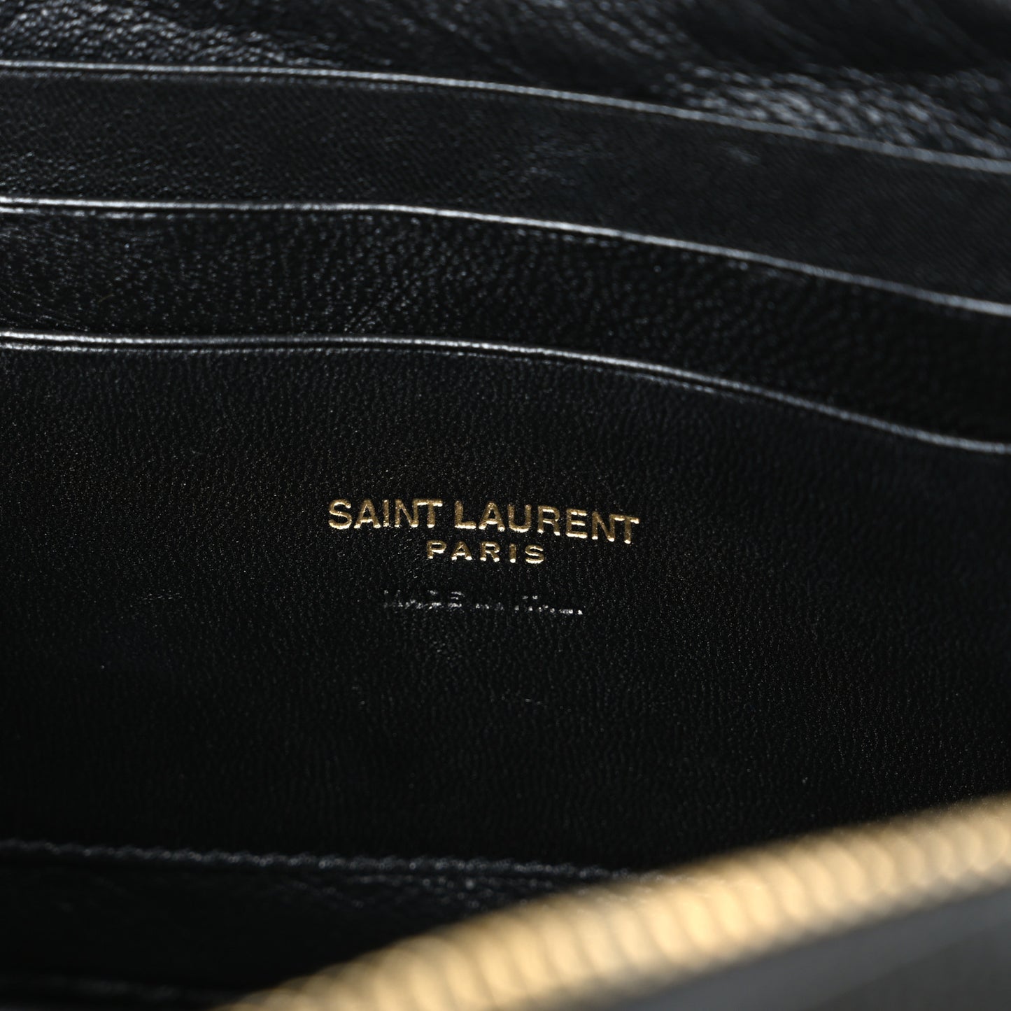 Grain De Poudre Matelasse Monogram Mini Lou Camera Bag Black
