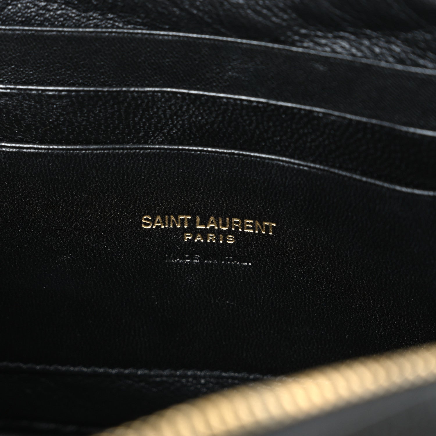Saint Laurent Grain De Poudre Matelasse Monogram Mini Lou Camera Bag Black 6 of 10