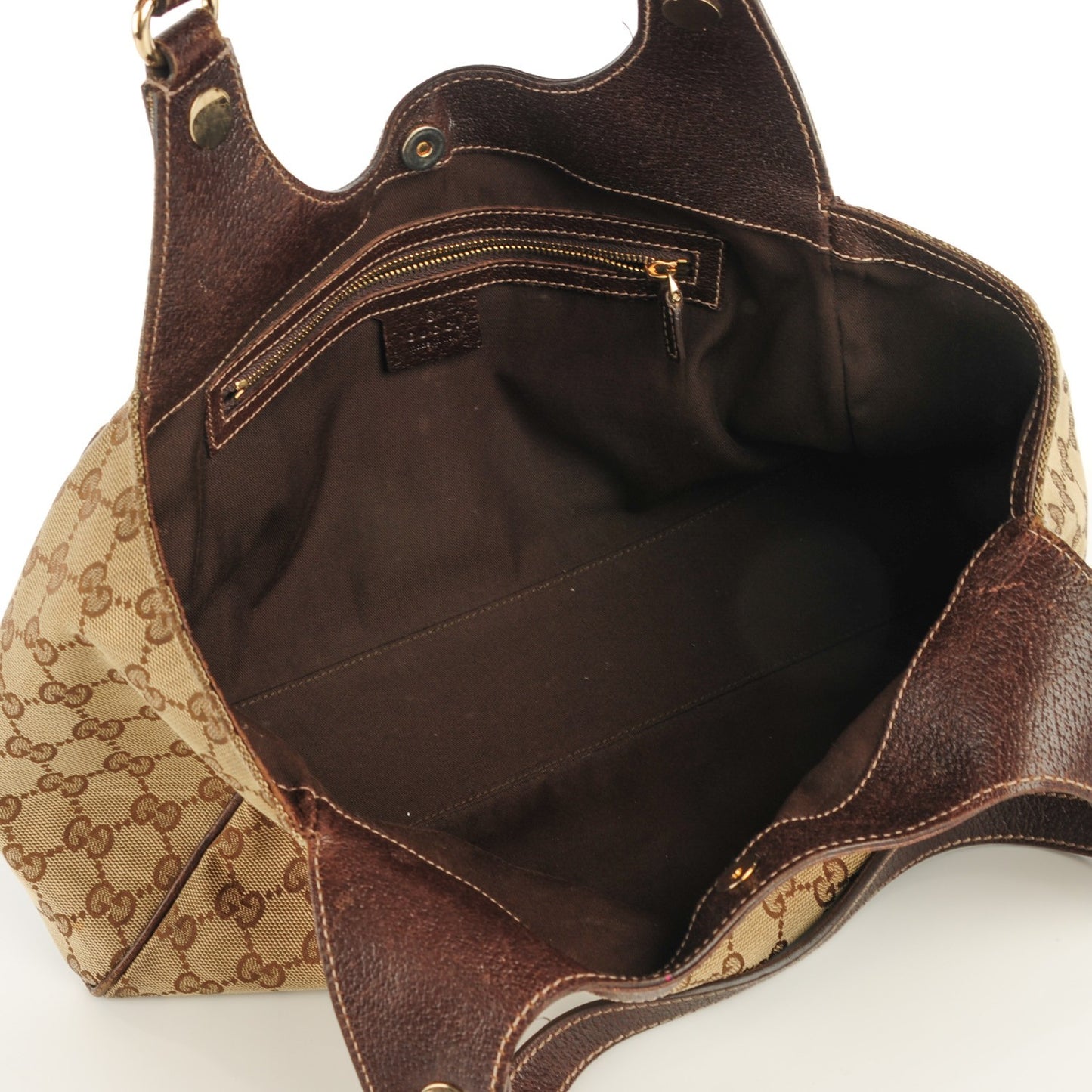 Monogram Charmy Medium Shoulder Bag Dark Brown