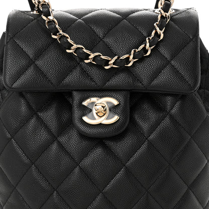 Chanel Caviar Quilted Mini Urban Spirit Backpack Black 8 of 10