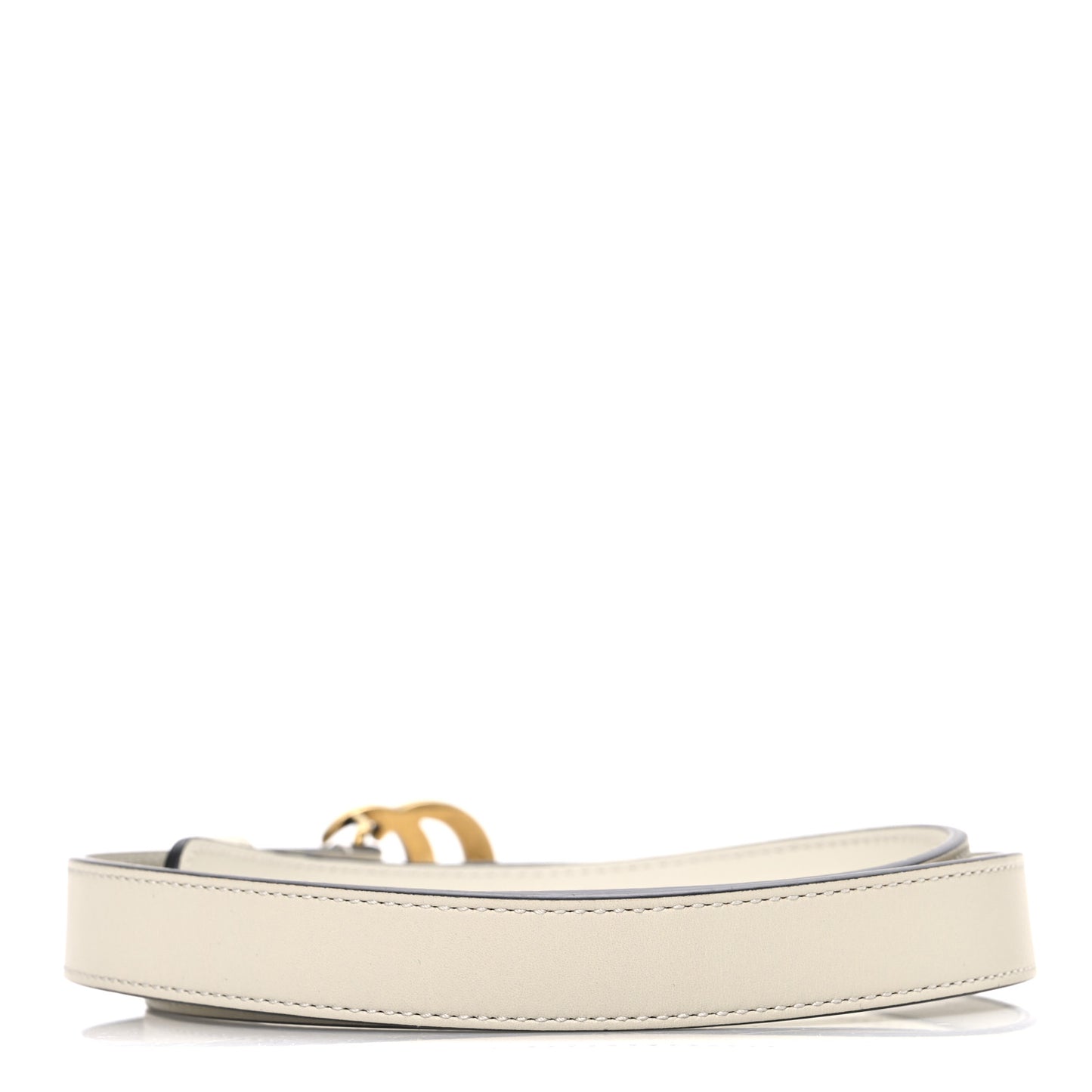 Calfskin Double G 20mm Belt 80 32 Mystic White