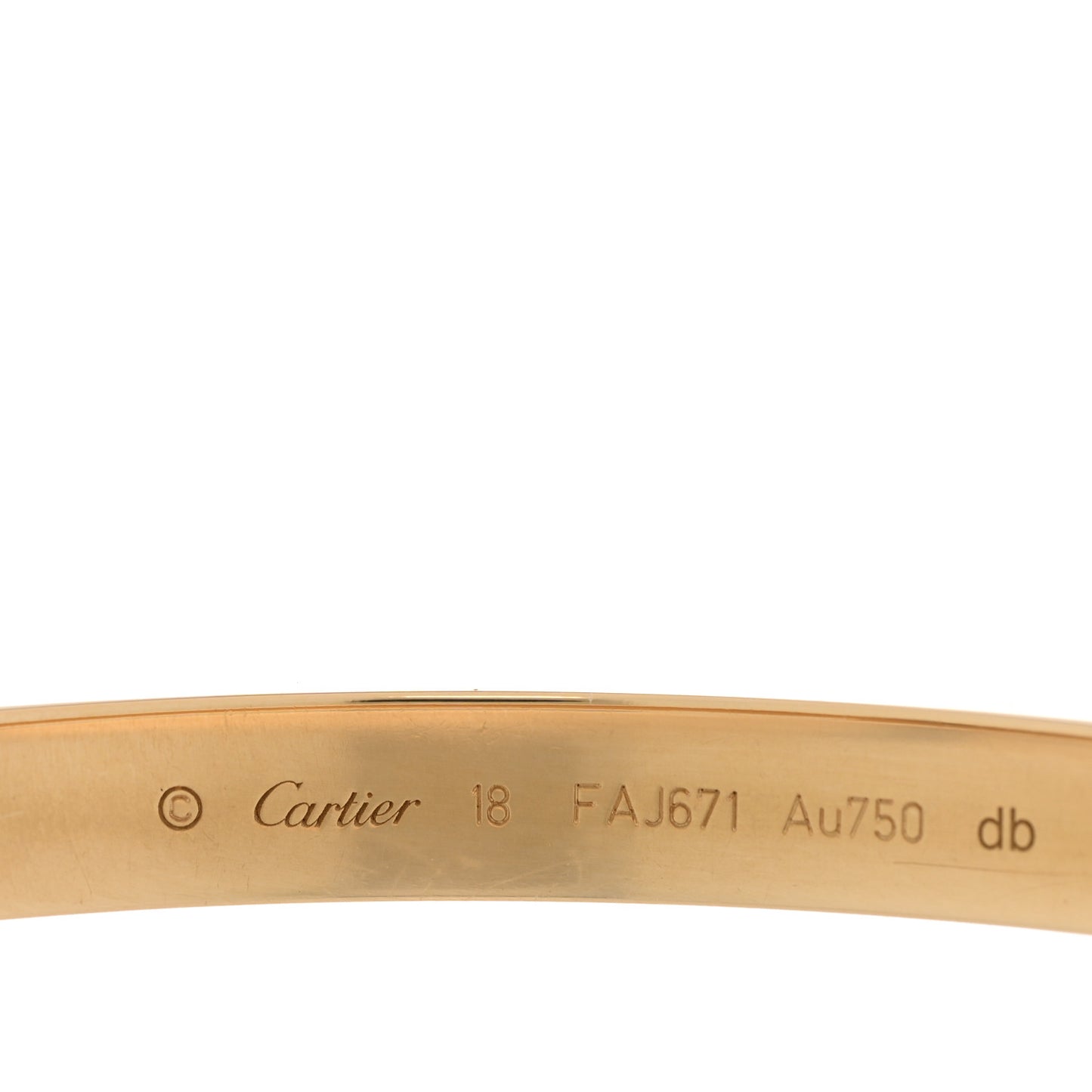 18K Yellow Gold LOVE Bracelet 18