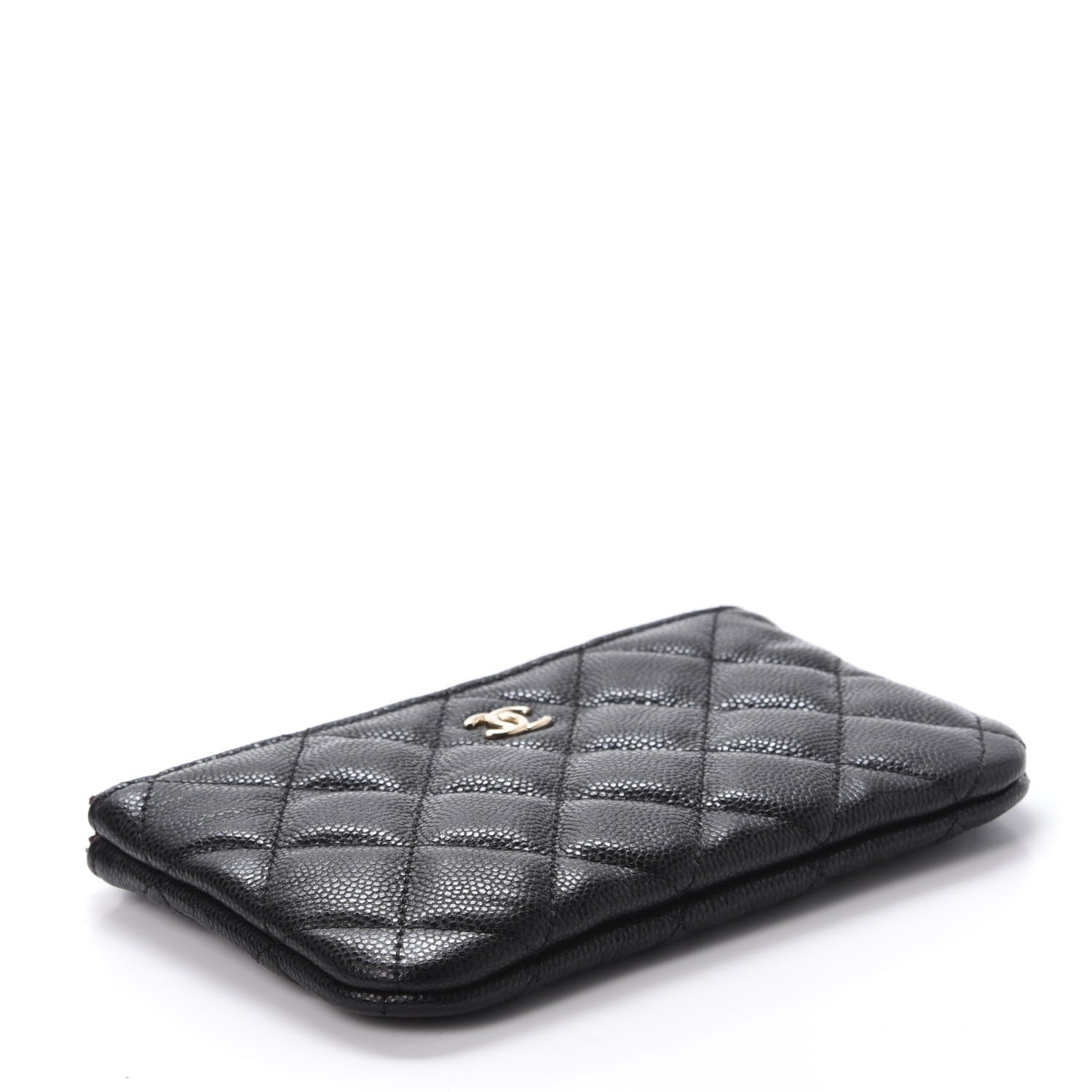 Chanel Caviar Quilted Small Cosmetic Case Black 4 of 10