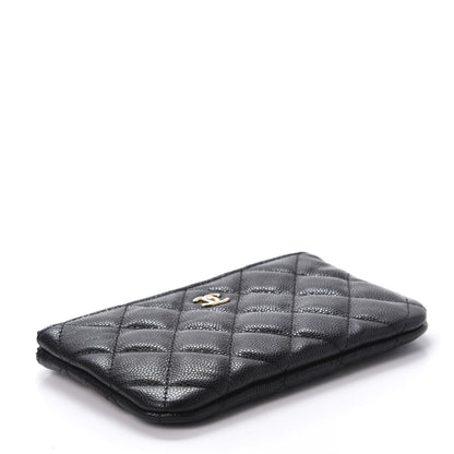 Chanel Caviar Quilted Small Cosmetic Case Black 4 of 10