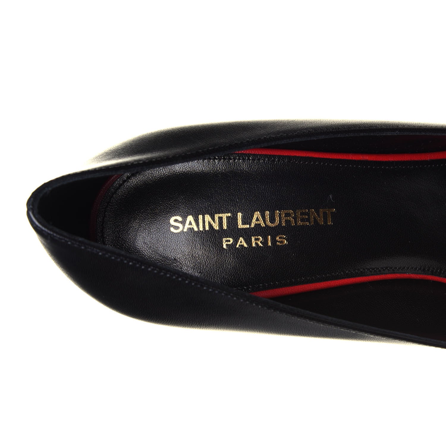 Saint Laurent Kitten Heel Pumps 39 Black 7 of 7