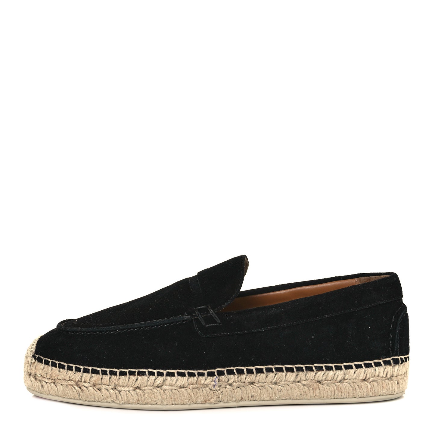 Veau Velours Mens Paquepapa Espadrilles 41 Black