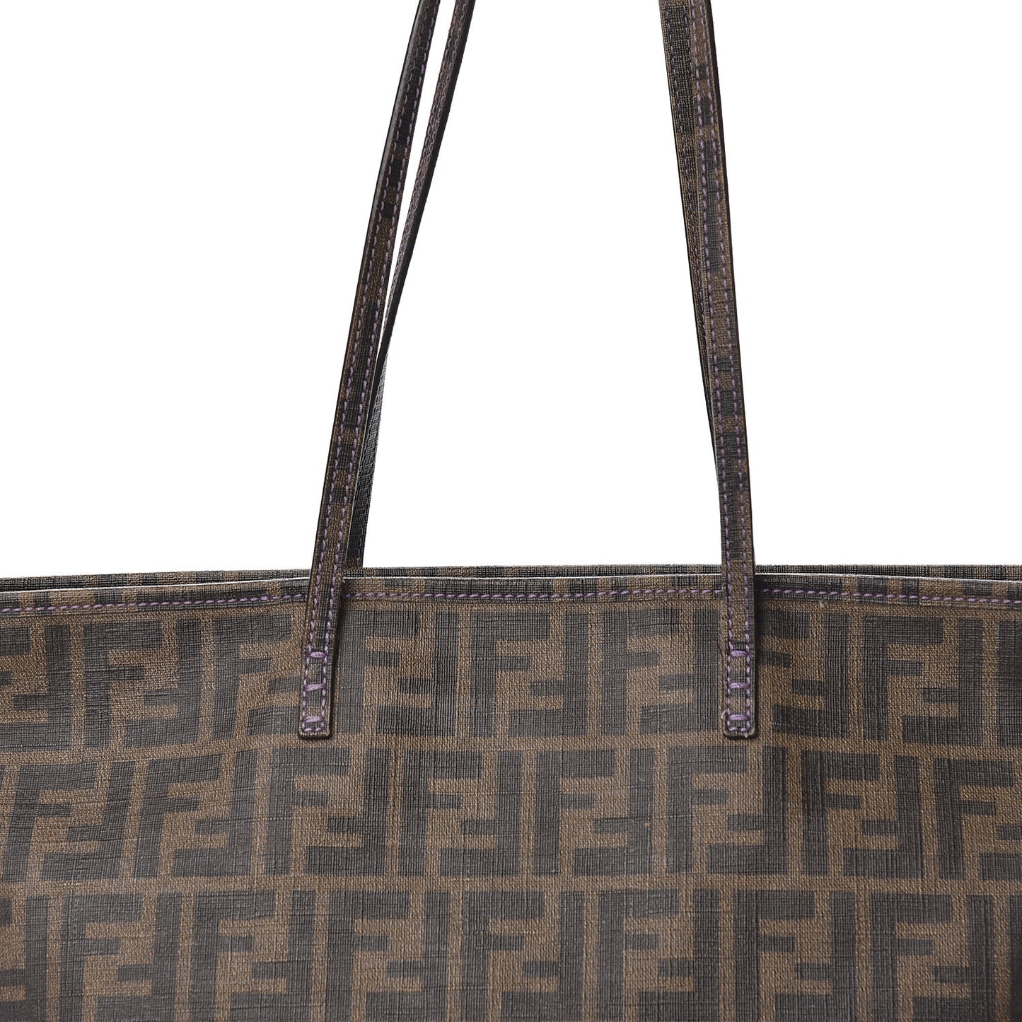 Zucca Spalmati Small Roll Tote Tobacco Viola