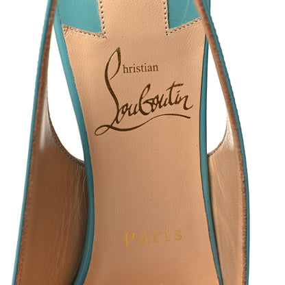 Christian Louboutin Patent Clare Sling 80 Pumps 38 Noumea 7 of 8