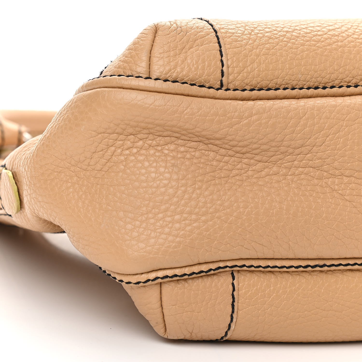 Chanel Grained Calfskin Tassel Hobo Beige 9 of 12