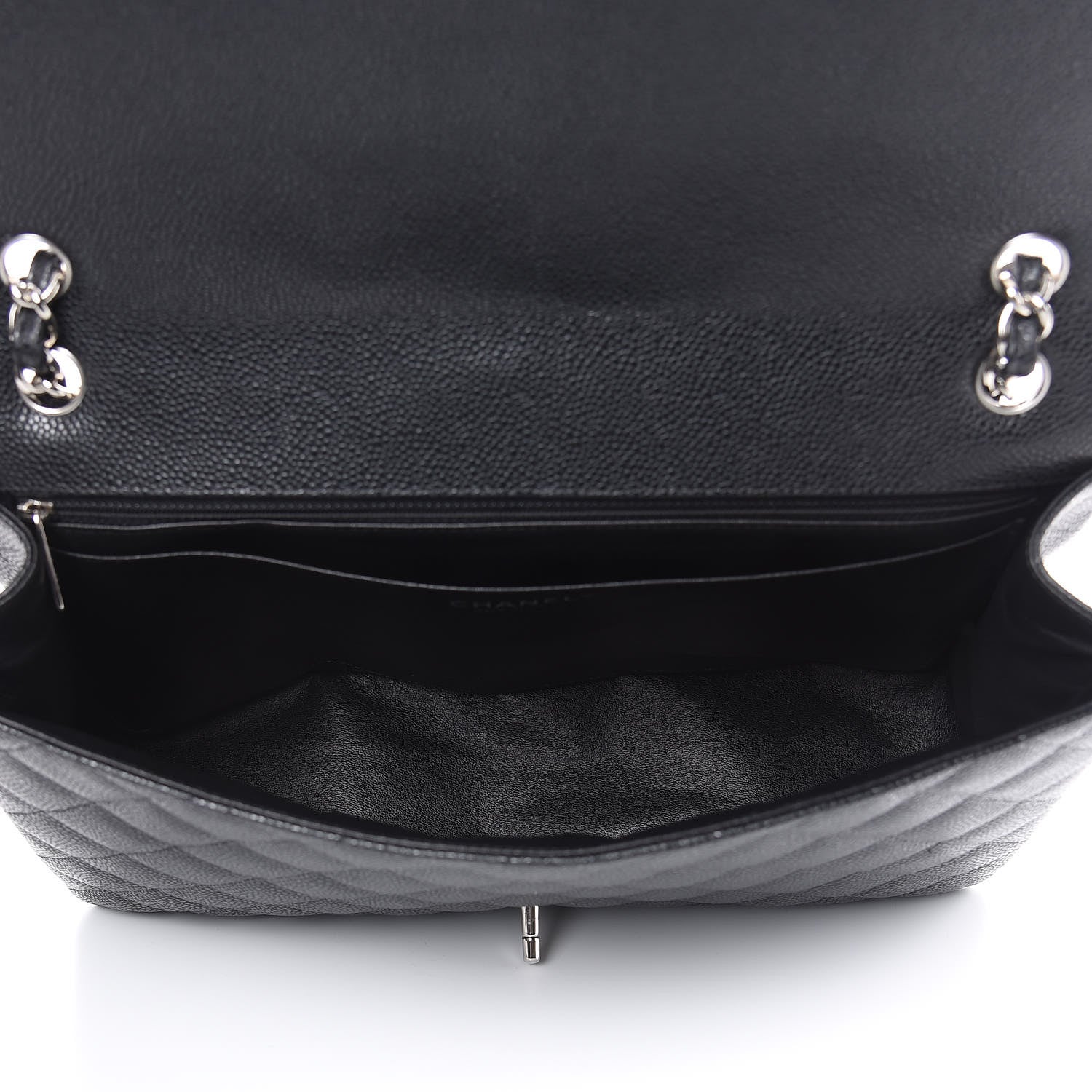 Chanel Caviar Quilted Maxi Single Flap Black 5 of 10