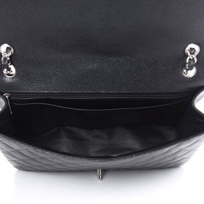 Chanel Caviar Quilted Maxi Single Flap Black 5 of 10