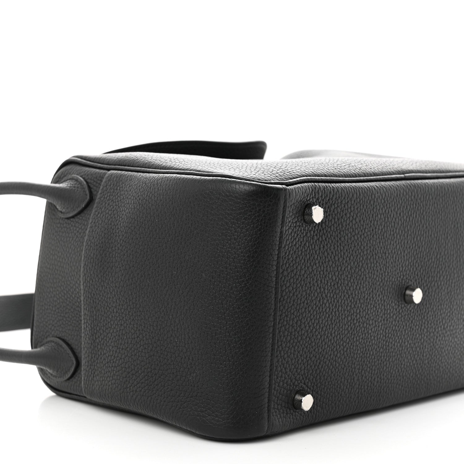 Hermes Taurillon Clemence Lindy 30 Black 9 of 10