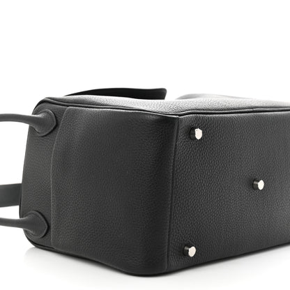 Hermes Taurillon Clemence Lindy 30 Black 9 of 10