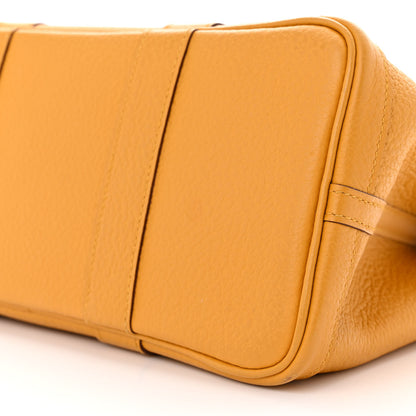 Hermes Vache Country Garden Party 30 TPM Jaune Ambre 11 of 16