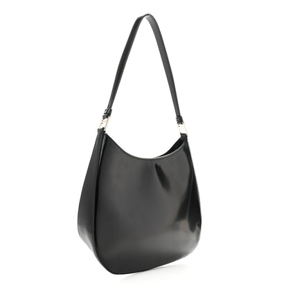 Prada Spazzolato Cleo Shoulder Bag Black 3 of 12