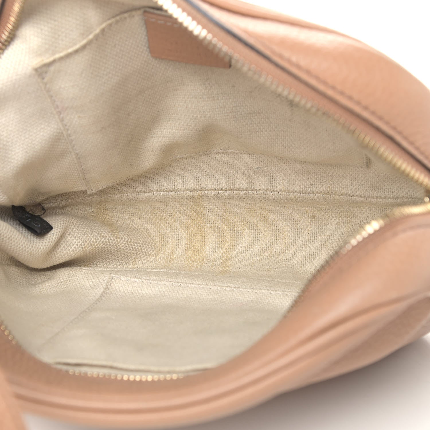 Gucci Pebbled Calfskin Small Soho Disco Bag Rose Beige 4 of 6