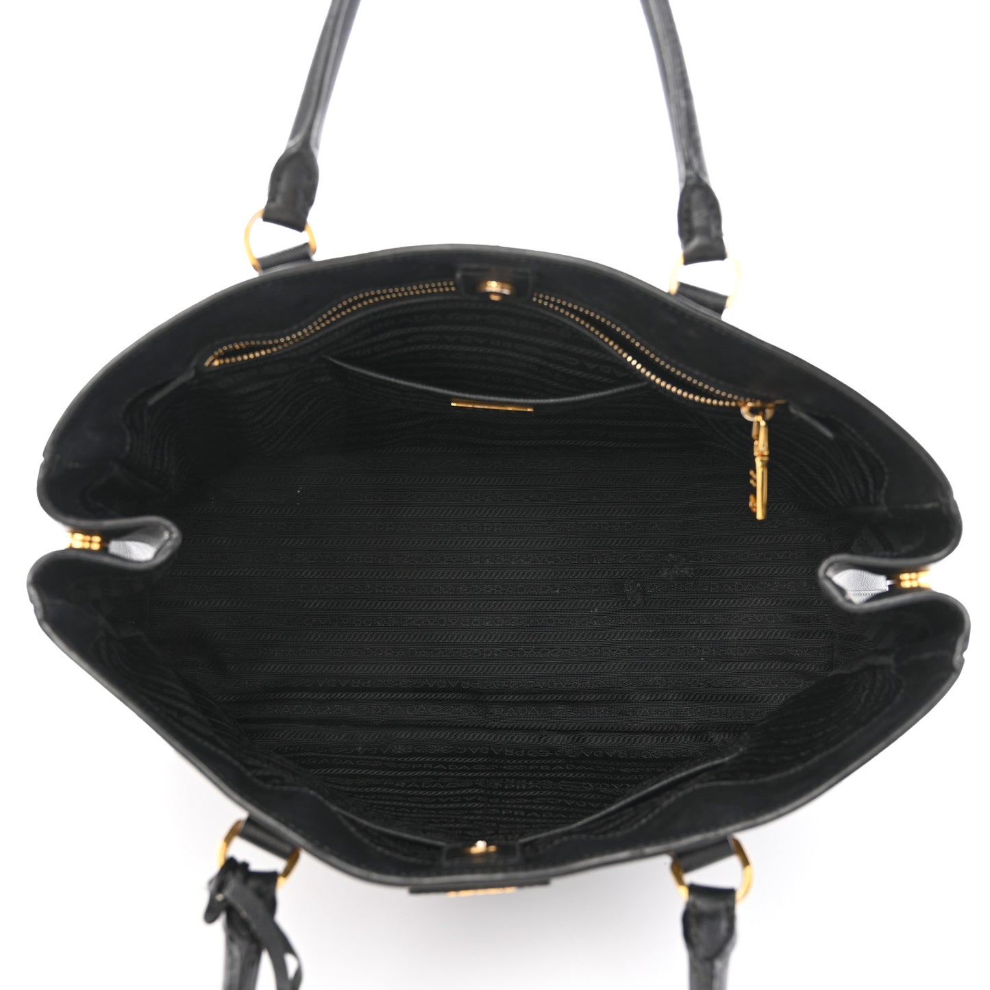 Saffiano Lux Large Tote Black