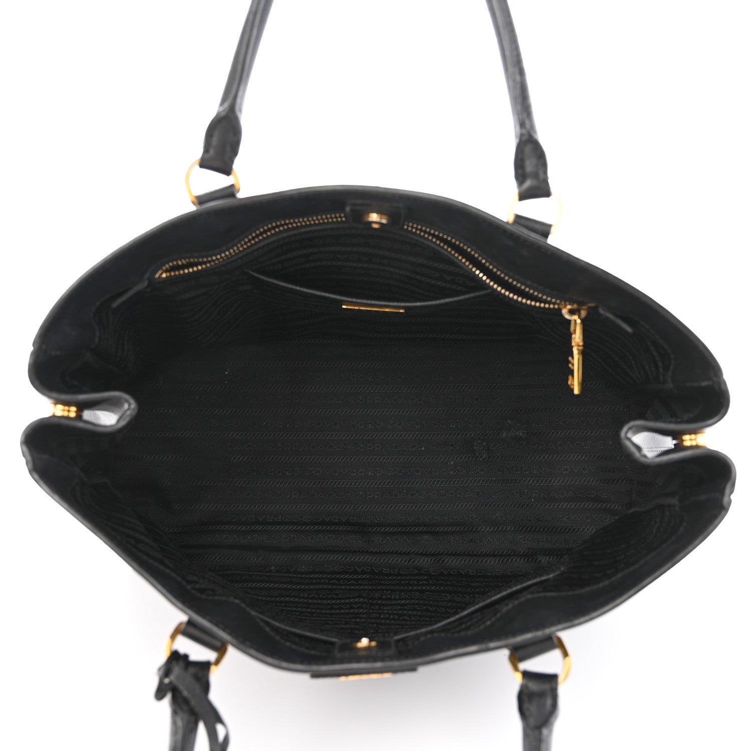 Prada Saffiano Lux Large Tote Black 5 of 13