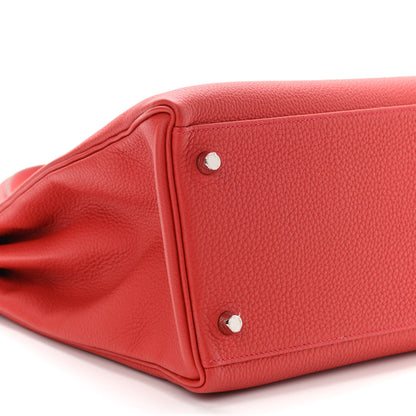Hermes Togo Kelly Retourne 35 Rouge Casaque 9 of 10