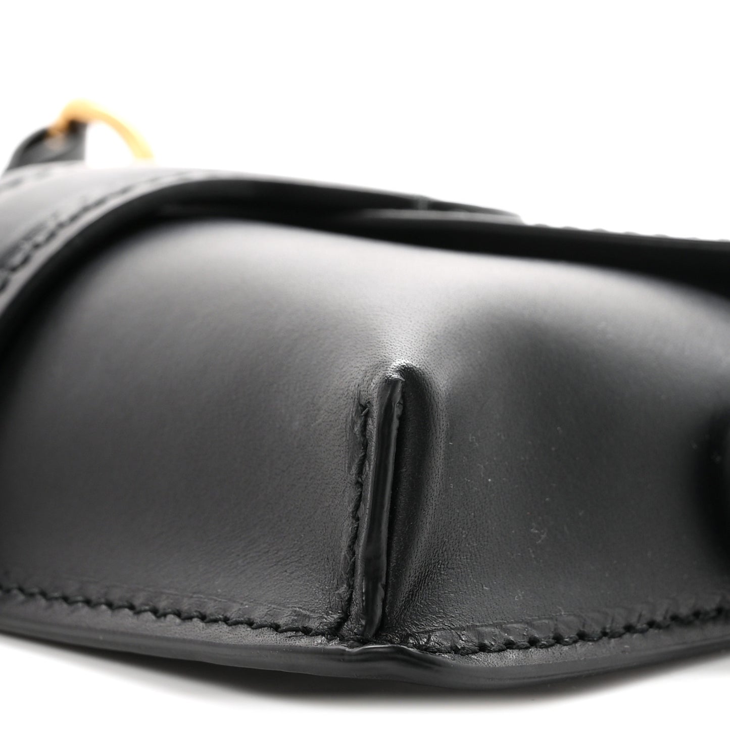 Grained Calfskin D-Bee Shoulder Bag Black