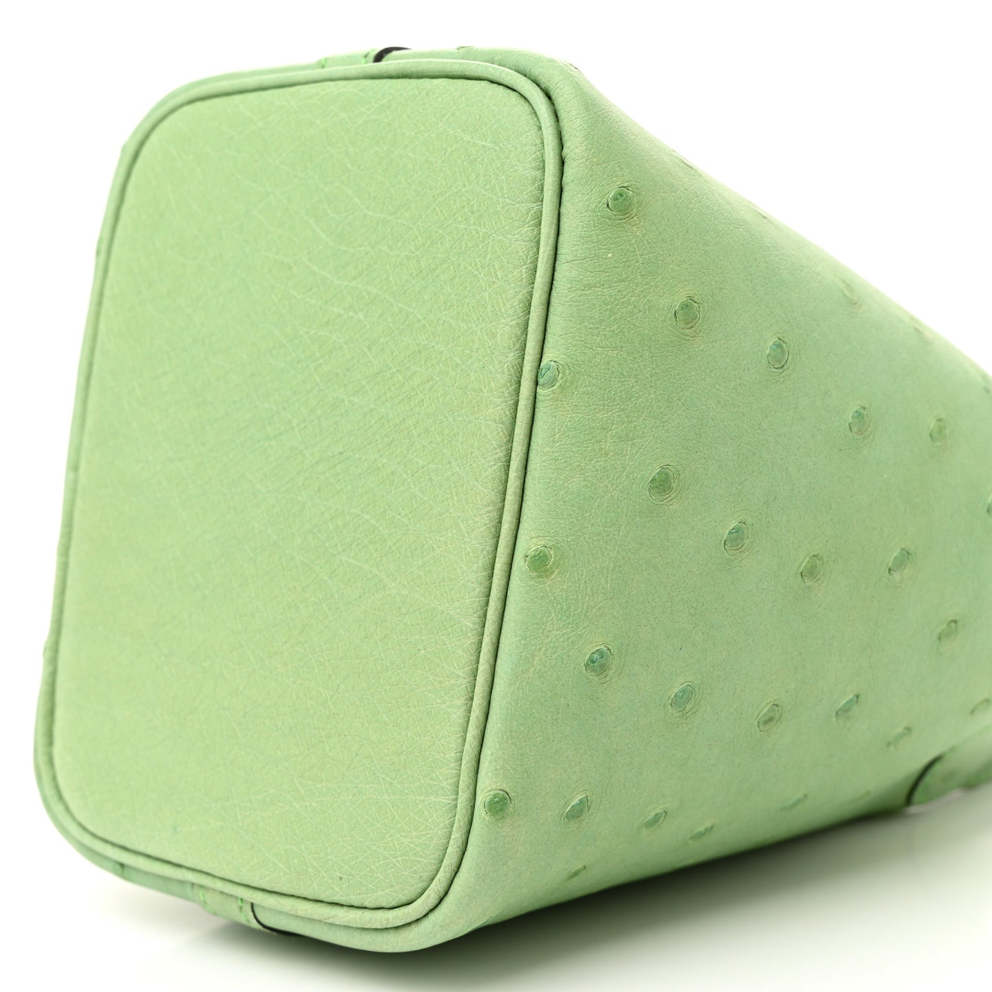 Ostrich Micro Picotin Lock Vert Criquet