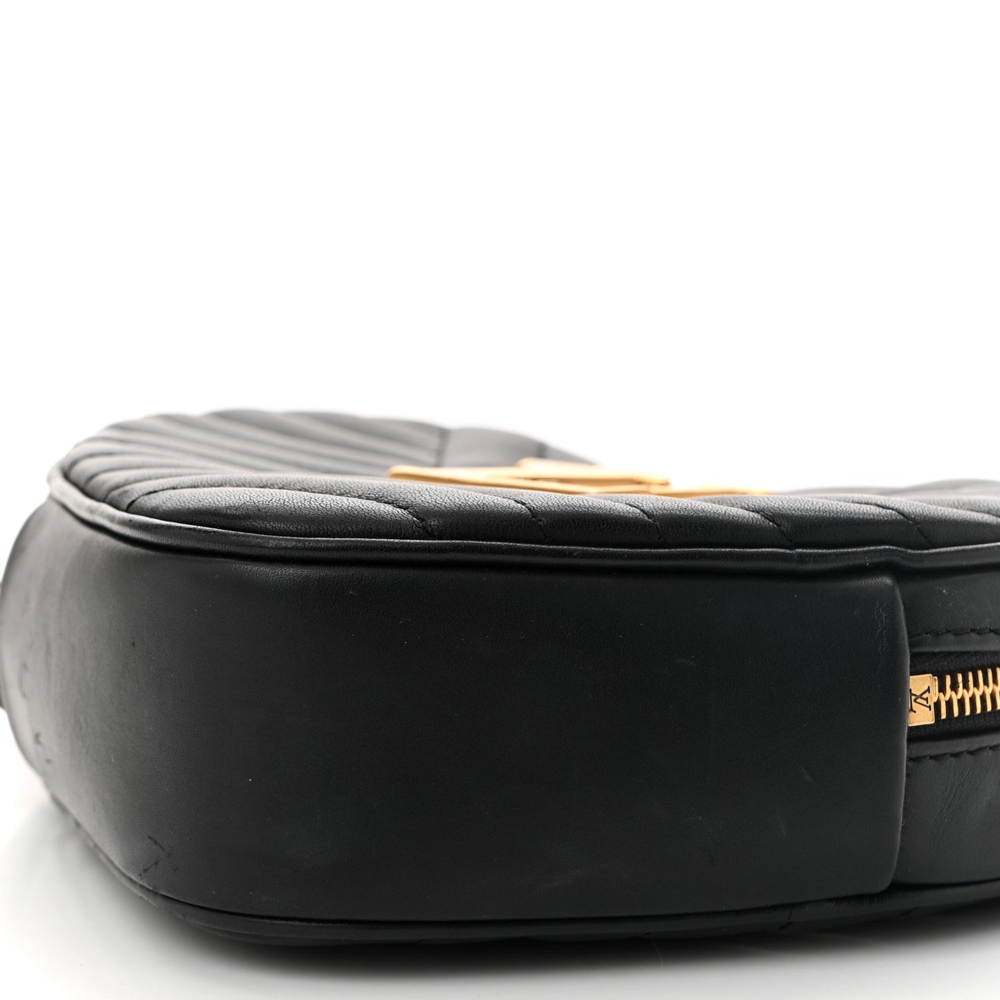 Calfskin New Wave Heart Bag Black