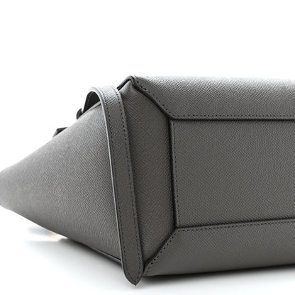 Celine Grained Calfskin Micro Belt Bag Grey 9 of 10