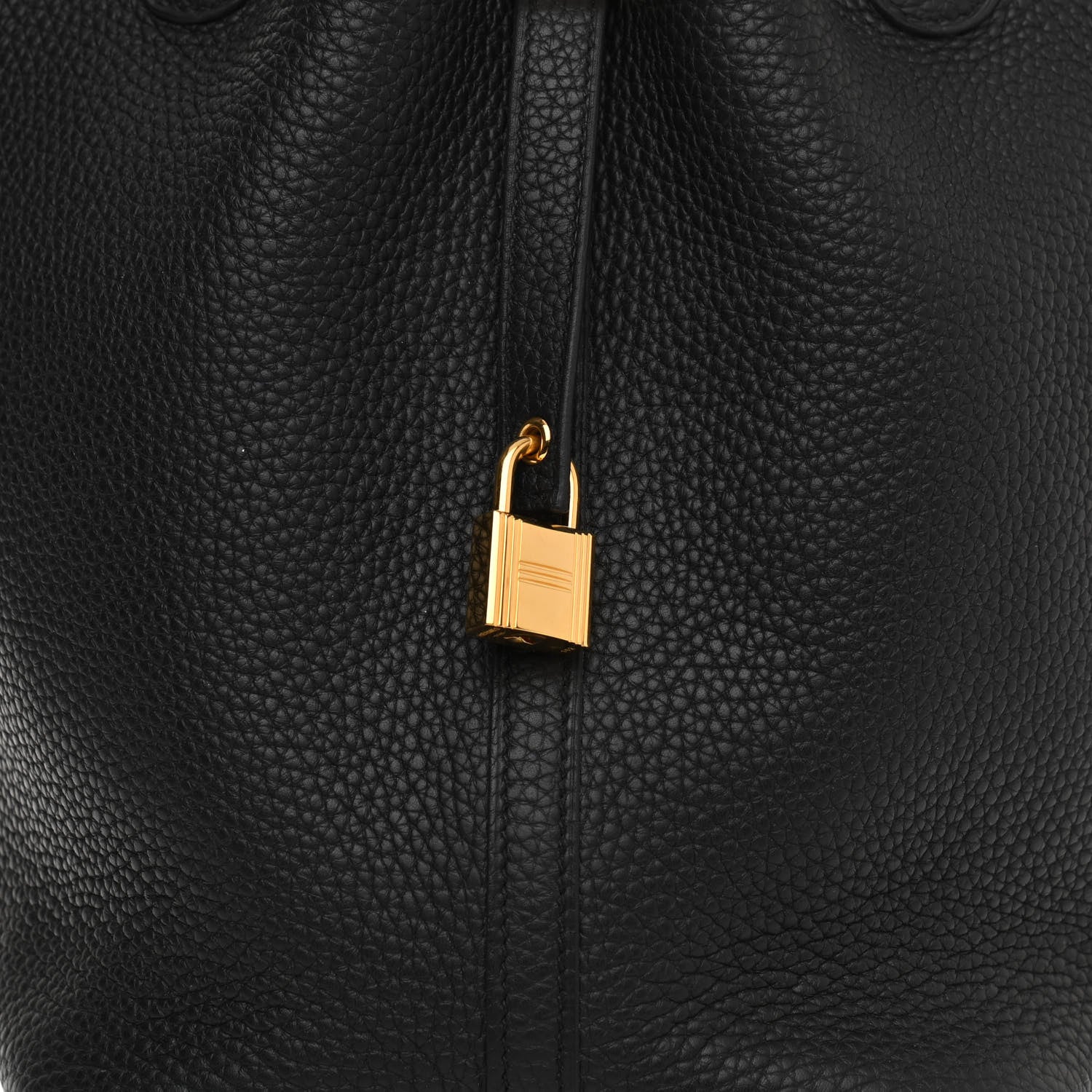 Hermes Taurillon Clemence Picotin Lock 22 MM Black 8 of 13