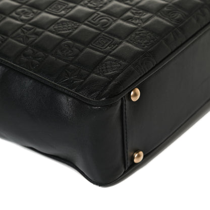 Chanel Lambskin Precious Symbols Shopping Tote Black 12 of 15