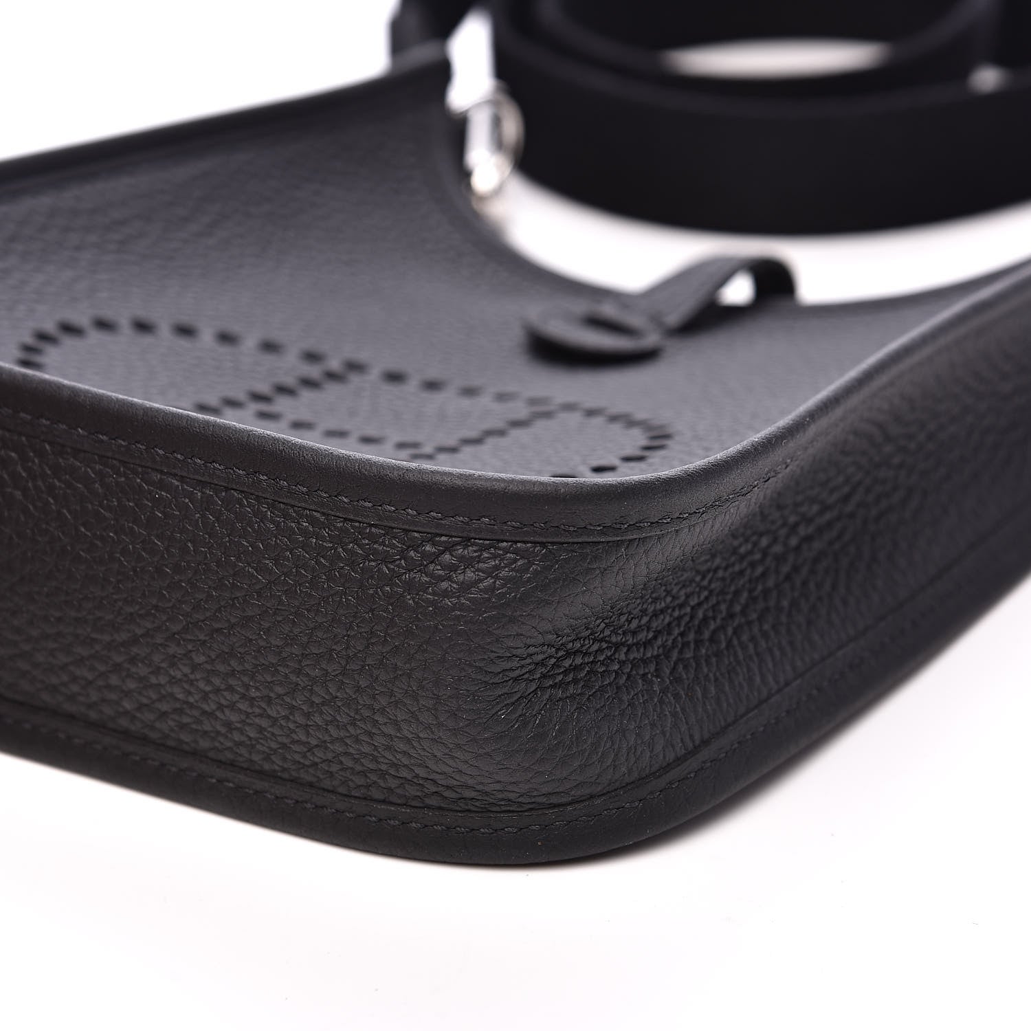 Hermes Taurillon Clemence Evelyne TPM Black 10 of 11