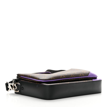 Louis Vuitton Monogram Macassar Trio Messenger Purple 4 of 14