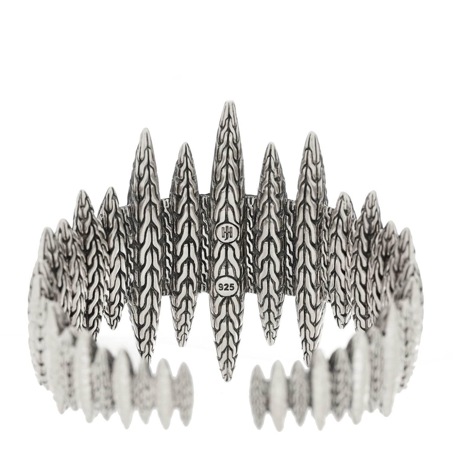 John Hardy Sterling Silver Classic Chain Spear Cuff Bracelet 3 of 3