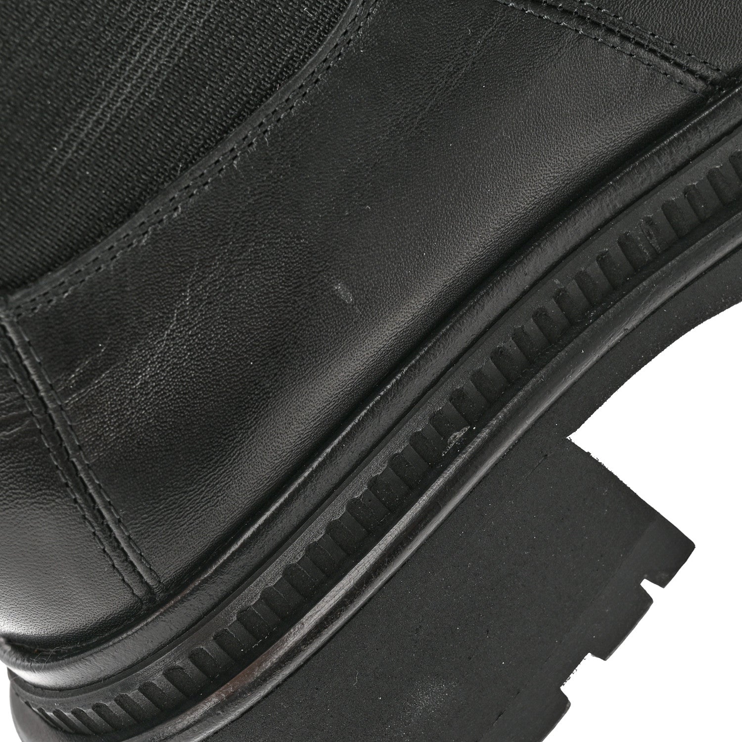 Chanel Calfskin Patent Cap Toe Ankle Boots 36 Black 12 of 13