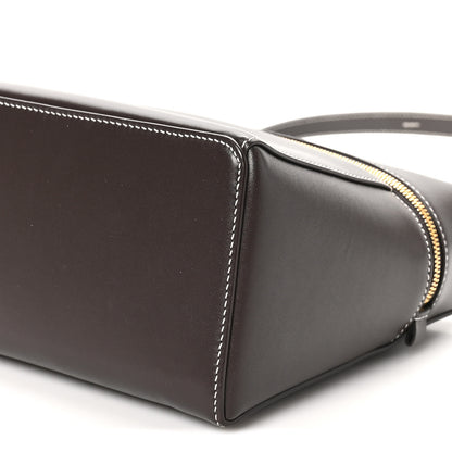 Loro Piana Smooth Calfskin Extra Bag L27 Dark Choco Licorice 8 of 9