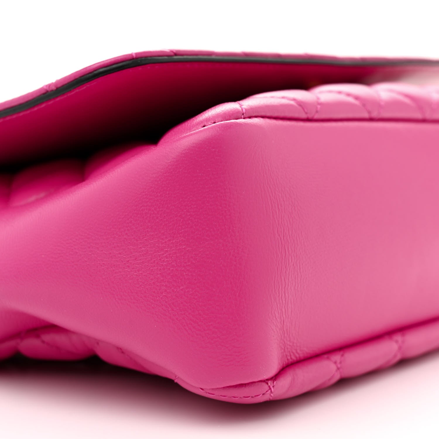 Versace Nappa Quilted Medusa Chain Crossbody Pink 9 of 12